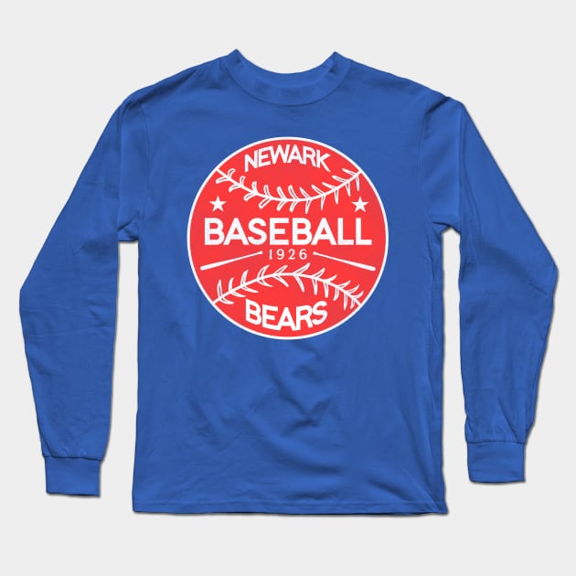 Defunct Newark Bears Baseball Team Long Sleeve T-Shirt by Defunctland